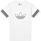 adidas Originals  T-Shirt Mannen wit Heer