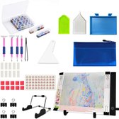 Sorteerdoos met vakjes - Sorteerdoos diamond painting - 28 vakjes - Led kussen - Able & Borret