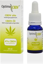 CBDV olie 4%, Optima Formula, 100% zuivere CBDV olie, 10 ml, Cannabidivarin