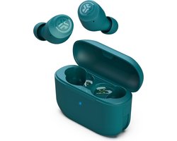 JLab Go POP Draadloze Oordopjes - Bluetooth - 35 uur Speeltijd - Be Aware Audio - Met Microfoon - Oortjes Draadloos - Geschikt voor Android en Apple - Groen