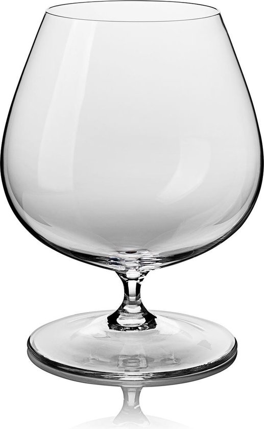 Handgemaakte kristallen cognac glas
