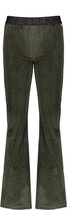 NoBell meiden fluwelen rib flared pants Sady Army Green