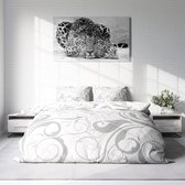 Nice Dreams - Dekbedovertrek - Orient Light Grey - 1-persoons 140 x 220 cm