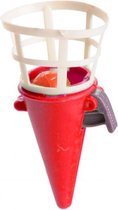 vangbeker junior 7 cm rood