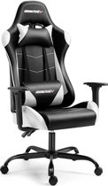 Aminiture - E-Sports - Game stoel - Ergonomisch - Bureaustoel - Verstelbaar - Racing - Gaming Chair - Zwart / Wit