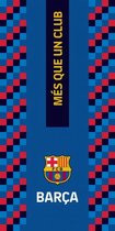 strandlaken FC Barcelona 70 x 140 cm katoen blauw/rood