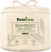 Bamboe Hoeslaken | 2-Persoons Eco Hoeslaken 140cm bij 200cm | Ivoor | Luxe Bamboe Beddengoed | Hypoallergeen Hoeslaken | Puur Bamboe Viscose Rayon Hoeslaken | Ultra-ademende Stof |