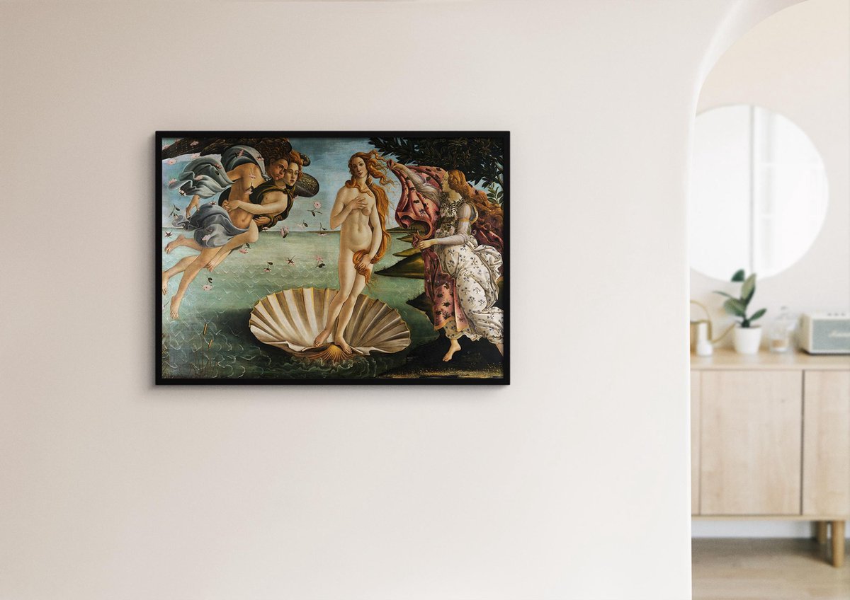 91x61cm La Naissance De Vénus Poster Affiche Sandro Botticelli #86044 