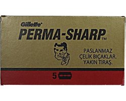 Perma-Sharp Double Edge Blades | Gillette (5st)