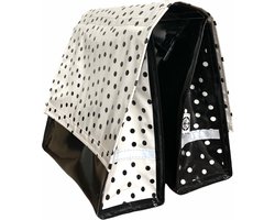 Du Baj Mexi Kidz - Dubbele Kinderfietstas - Polka White S