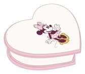 sieradenkist Minnie Mouse meisjes 20 x 16,5 cm hout roze