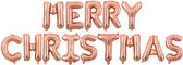 GBG Merry Christmas Letters - Kerst Decoratie – Feestversiering – Rose Goud - Feest - 40 CM