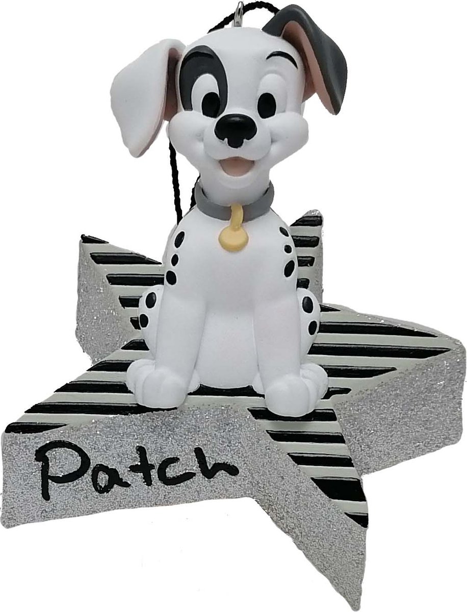 Kurt S. Adler Ornament Dalmatier kunststof h10 cm Transparant