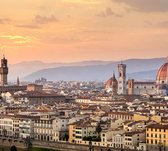 Skyline van Florence in Toscane, Italië - Fotobehang (in banen) - 450 x 260 cm
