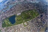 Indrukwekkende luchtfoto van Central Park in New York - Foto op Tuinposter - 120 x 80 cm