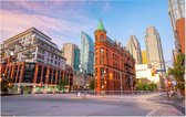 Het verlaten centrum van Toronto in Ontario bij twilight  - Foto op Forex - 45 x 30 cm
