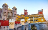 Koninklijk Paleis van Pena in Sintra nabij Lissabon - Foto op Forex - 90 x 60 cm