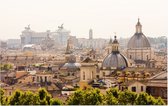 Uitzicht op Monument Victor Emmanuel II in Rome - Foto op Forex - 120 x 80 cm