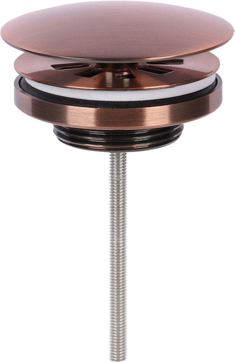 Differnz Afvoerplug Rood Koper â€“ Always open â€“ Ã˜ 72 mm â€“ met schroef