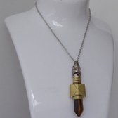 5 Elementen Aarde & Tijgeroog 2e Chakra pendel