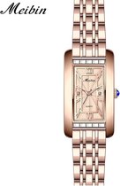 Longbo - Meibin - Dames Horloge - Rosé/Rosé - 21*36mm (Productvideo)