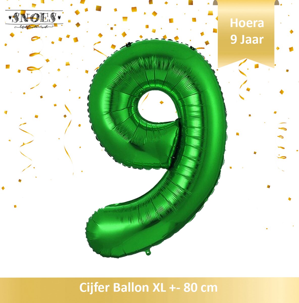 Numéro Ballon 7 Ans * Hourra 7 Ans Snoes * 80 cm Anniversaire