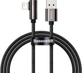 Baseus Apple Lightning Kabel naar USB voor Oplader - Lightning Cable- Ondersteunt Snelladen voor Apple iPhone 12 / 12 Pro (Max) / 11 / 11 Pro (Max) / SE 2020 / XR / XS Max / XS / 8 (Plus) / 7