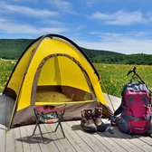 Relaxdays campingkruk opvouwbaar - viskruk - tuinkruk - tot 120 kg - rood