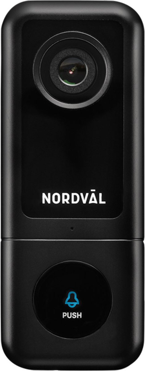 Nordväl SH105 Slimme Video Deurbel met 2K Camera + WiFi + 128GB SD kaart
