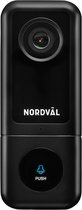 Sonnette vidéo intelligente Nordväl SH105 avec caméra 2K + WiFi + carte SD 128 Go
