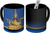 Magische Mok - Foto op Warmte Mok - Een feniks op het dak van de tempel Wat Rong Seur Ten - 350 ML