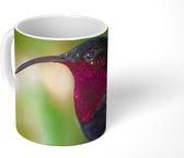 Mok - Koffiemok - Close-up van een kolibrie met een gekromde snavel - Mokken - 350 ML - Beker - Koffiemokken - Theemok