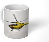 Mok - Koffiemok - Gele traumahelikopter - Mokken - 350 ML - Beker - Koffiemokken - Theemok