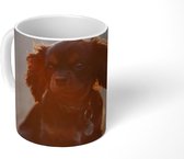 Mok - Zonnestralen over de Cavalier King Charles-spaniël puppy - 350 ML - Beker