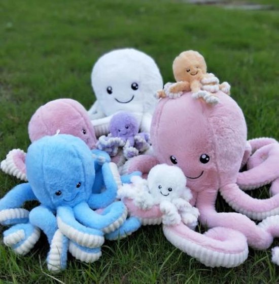 Octopus Plush, Realistic Octopus Stuffed Sea Creatures Large Weighted Plushie Pillow for Kids Adults Easter Parody Gift(30CM/11.8IN