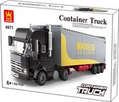 Wange Container Truck - Compatibel met Lego - Bouwset - 352 onderdelen