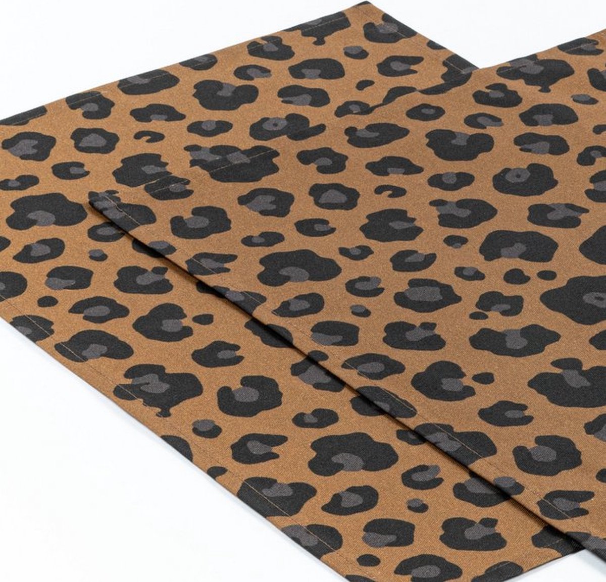 Set van twee placemats luipaard - 100% katoen