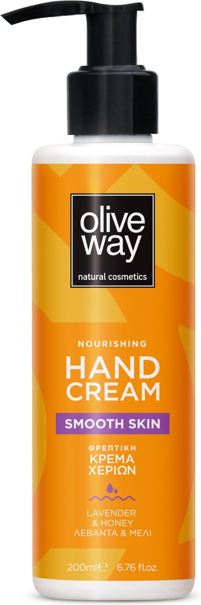 Oliveway - Voedende handcrème voor een soepele huid met lavendel en honing - 200ml