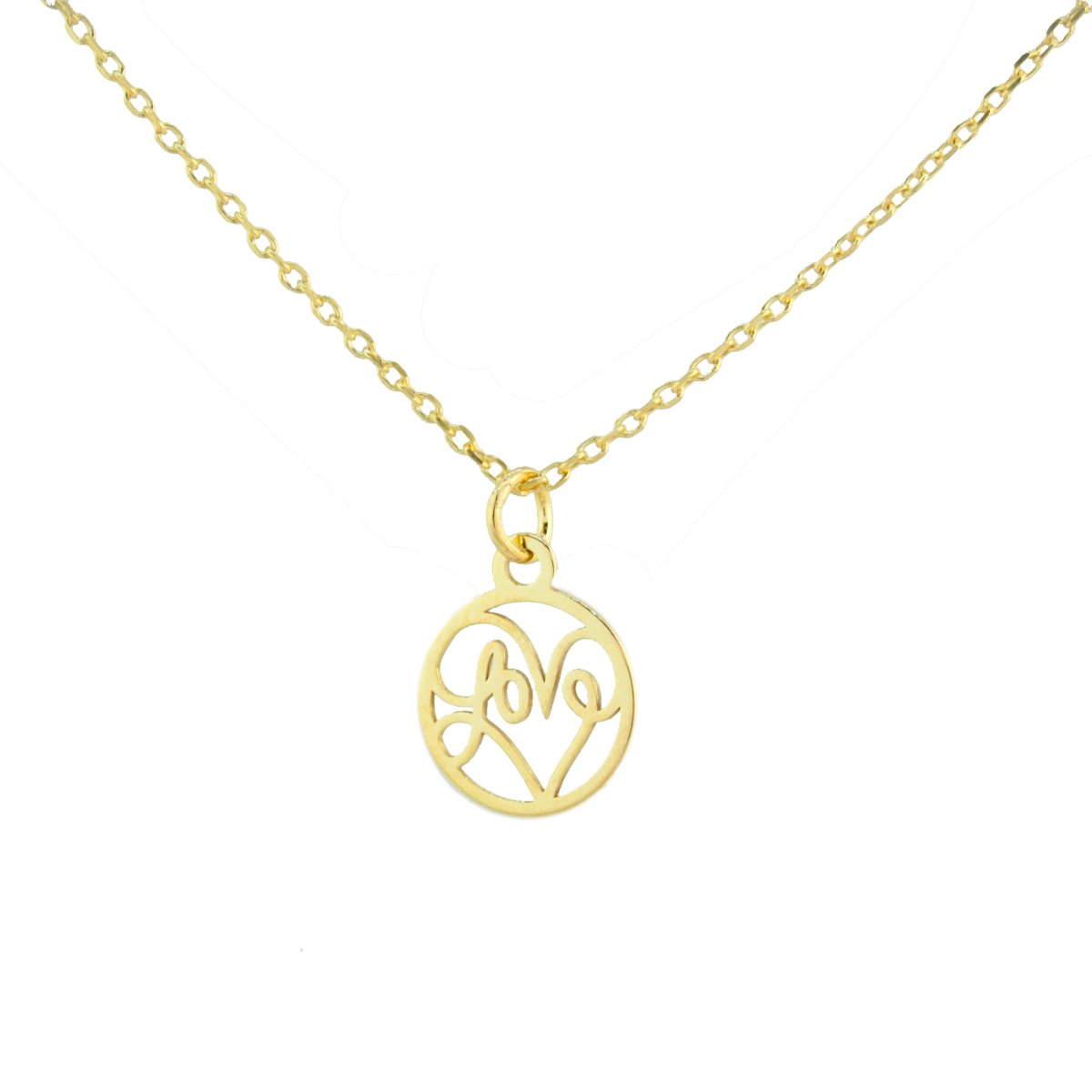Love | Ketting 24K goldplated 925 zilver
