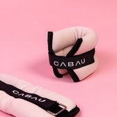 Cabau Lifestyle enkel- en polsgewichten - 2x 0.5 kg - Waterdicht neopreen - Makkelijk verstelbaar - Fitness enkel- polsband