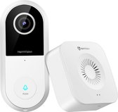 Vitafa Deurbelcamera - Videodeurbel - Nachtzicht - 2K Video - Inclusief Chime - Security Camera - Wit
