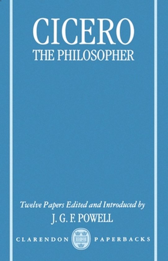 Cicero The Philosopher - cover