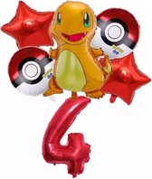 Pokemon Charmander Ballonpakket Droom Thema Party Decoratie nummer 4