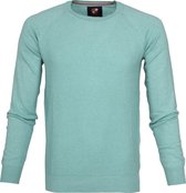 Suitable - Katoen Sweater Ben Sea Green - L - Modern-fit