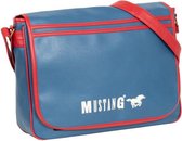 Mustang ® Milan - Schoudertas -  Sport - Waterafstotend  - PU - Blauw