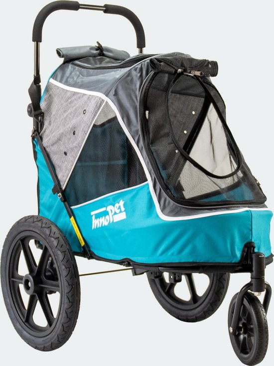 InnoPet Sporty Evolution - Hondenfietskar - Ocean Blue - 84x66x98cm