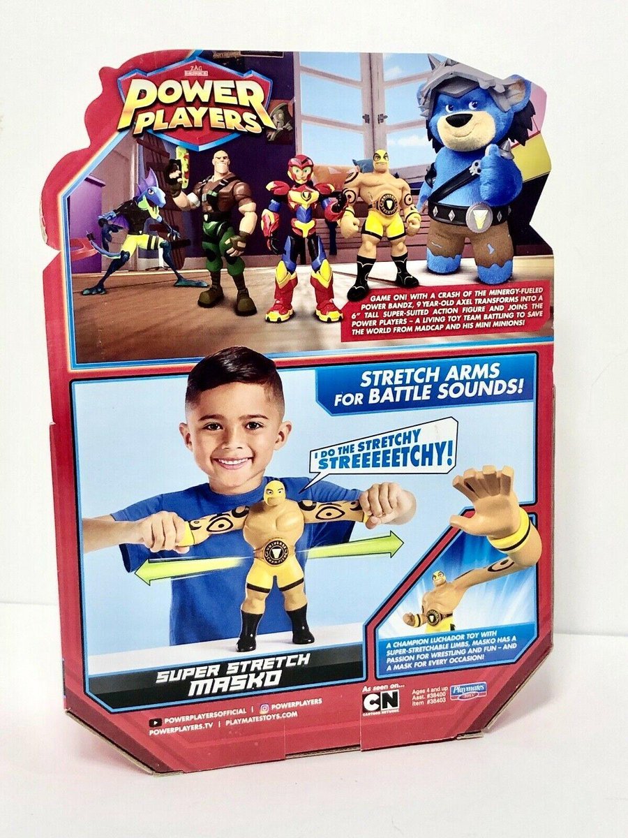 Power Players - Deluxe Figure - Super Stretch Masko