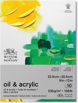 Papier acrylique à l'huile Winsor & Newton 23x31