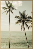 JUNIQE - Poster met kunststof lijst Sea Breeze -40x60 /Groen