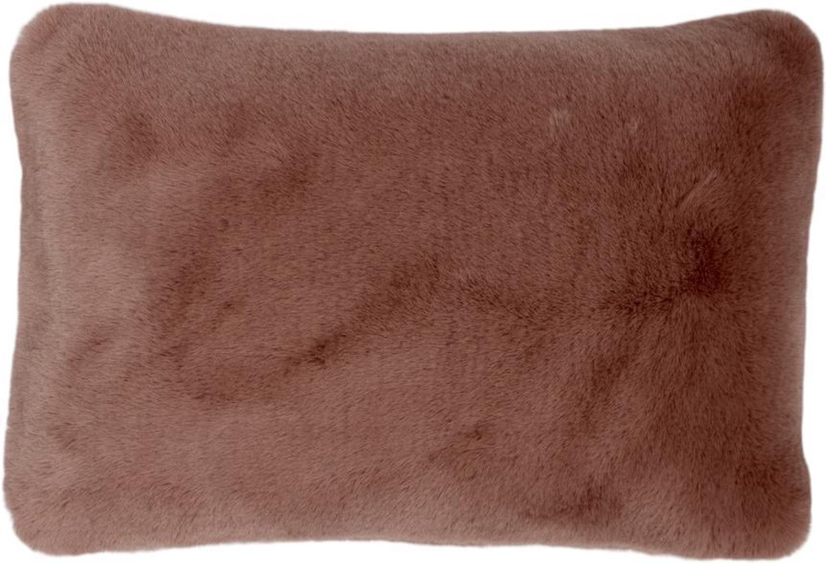 Raaf sierkussen-hoes Bontje mauve 35x50 cm Roze